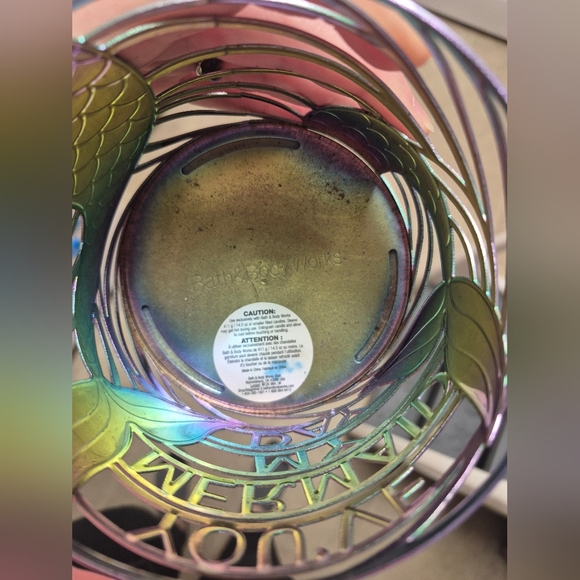 Bath&Body Works Vintage Candle Holder Mermaid addition - Picture 5 of 5